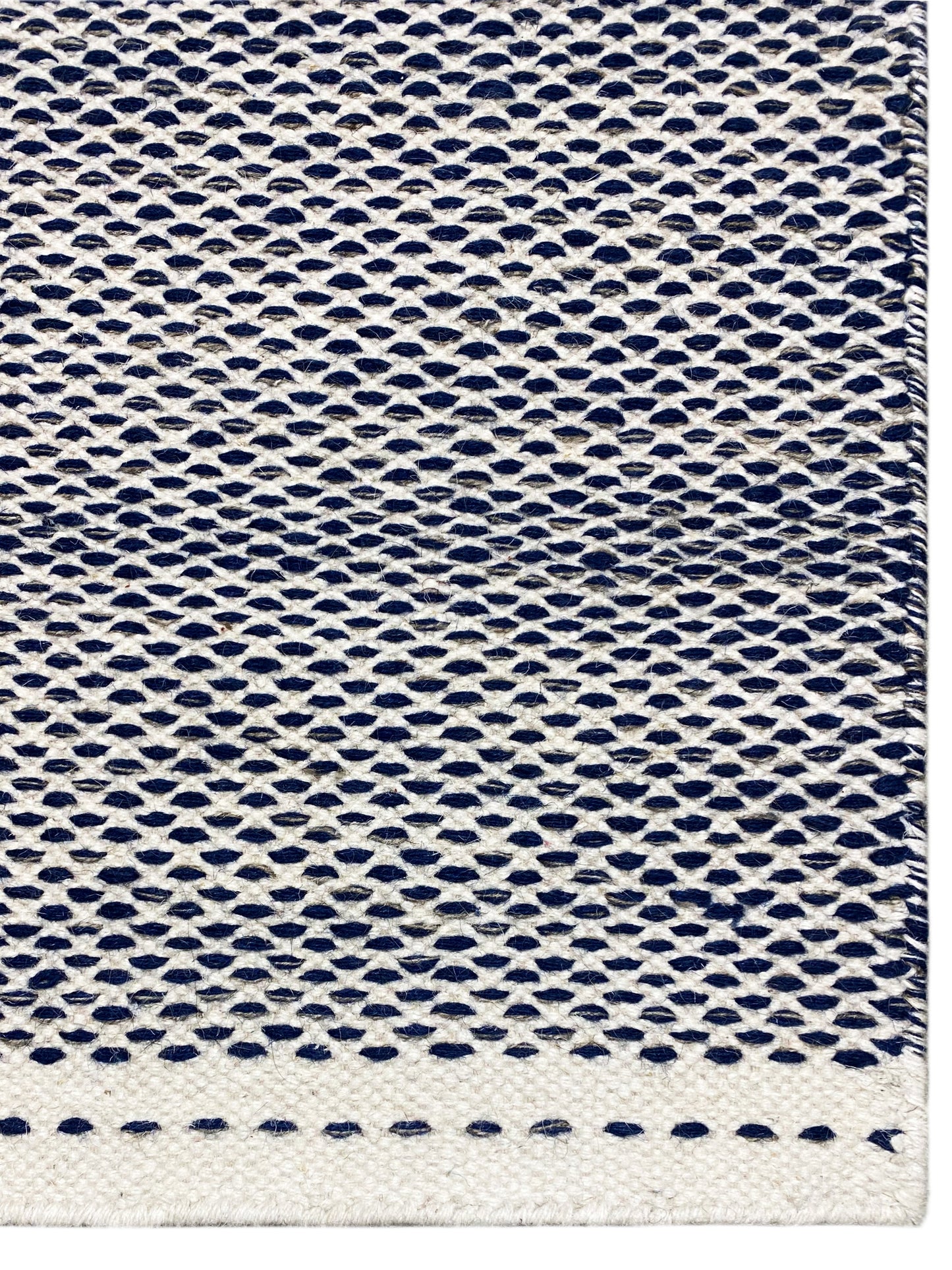 Marineblauw Kelim Vloerkleed - 160x230 cm