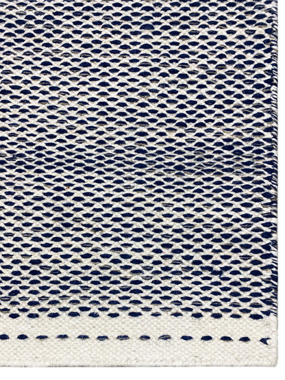 Marineblauw Kelim Vloerkleed - 160x230 cm