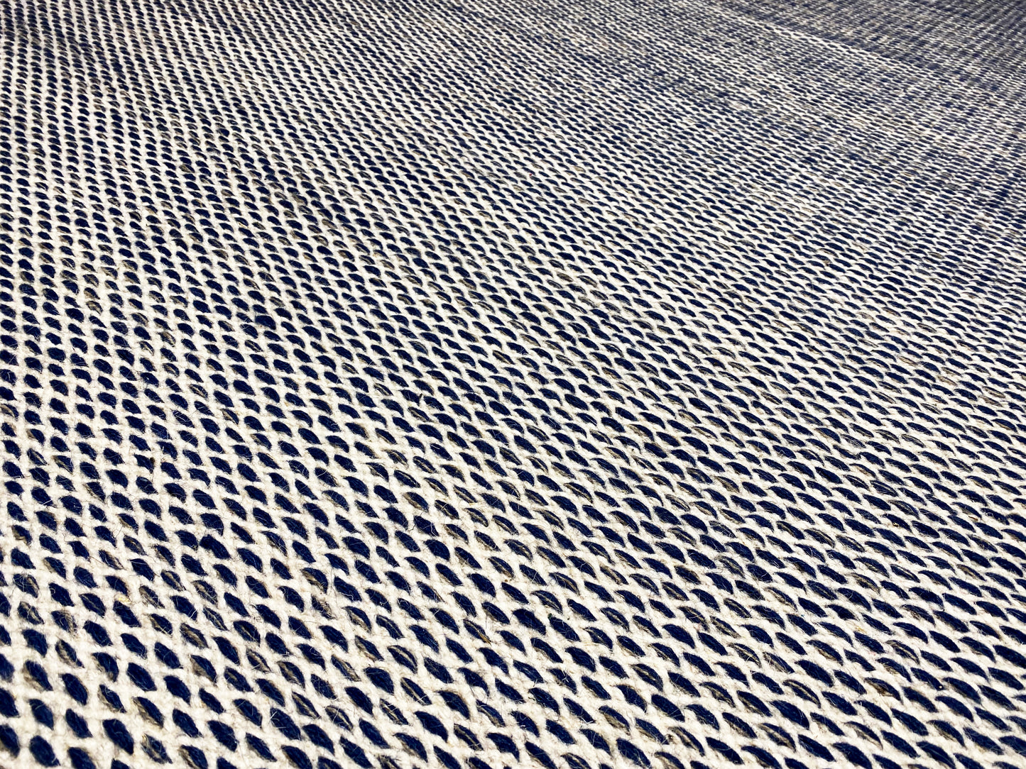 Marineblauw Kelim Vloerkleed - 160x230 cm