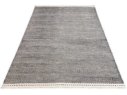 Zwart Kelim Vloerkleed - 160x230 cm