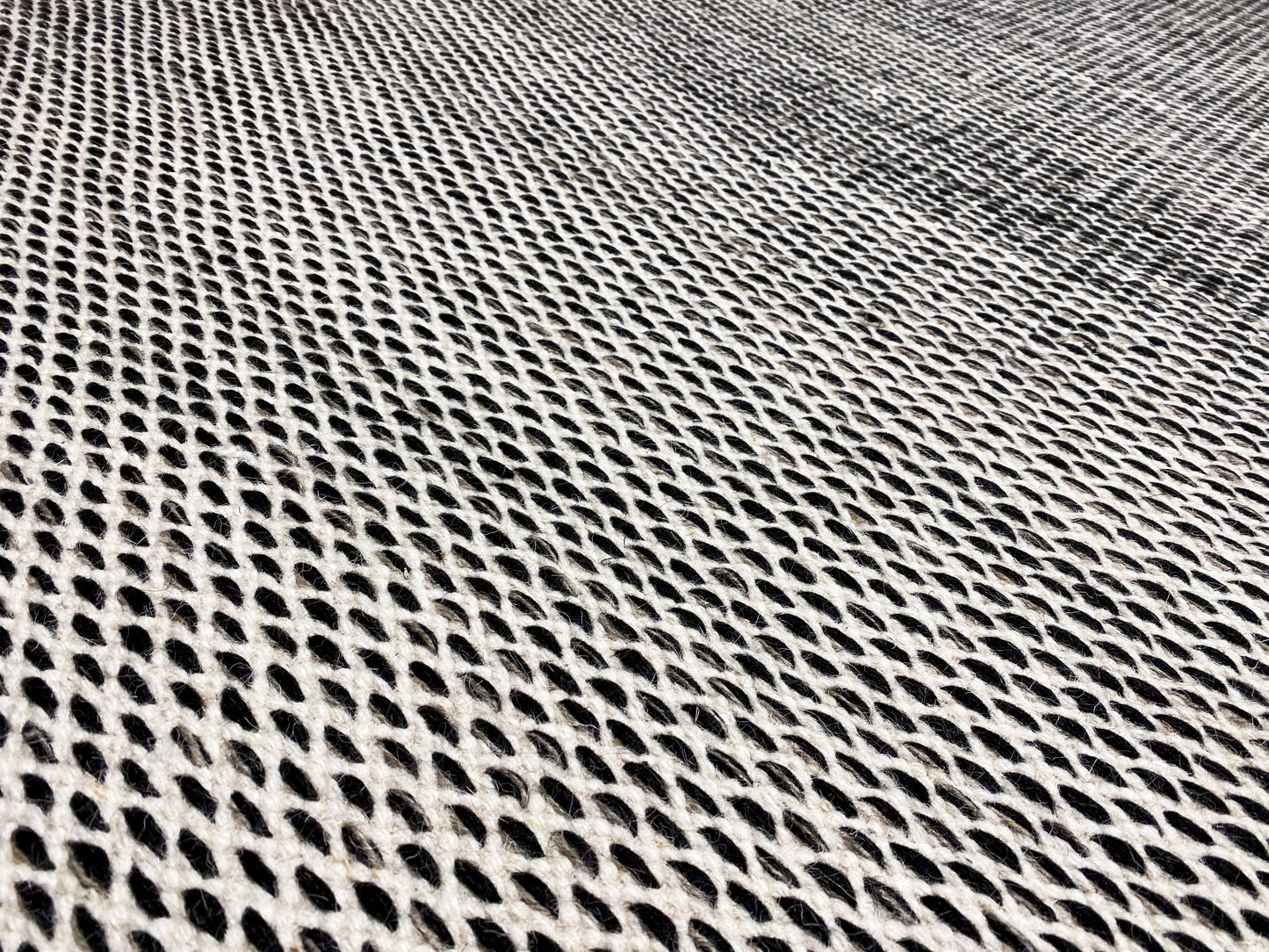 Zwart Kelim Vloerkleed - 160x230 cm