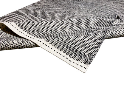 Zwart Kelim Vloerkleed - 160x230 cm