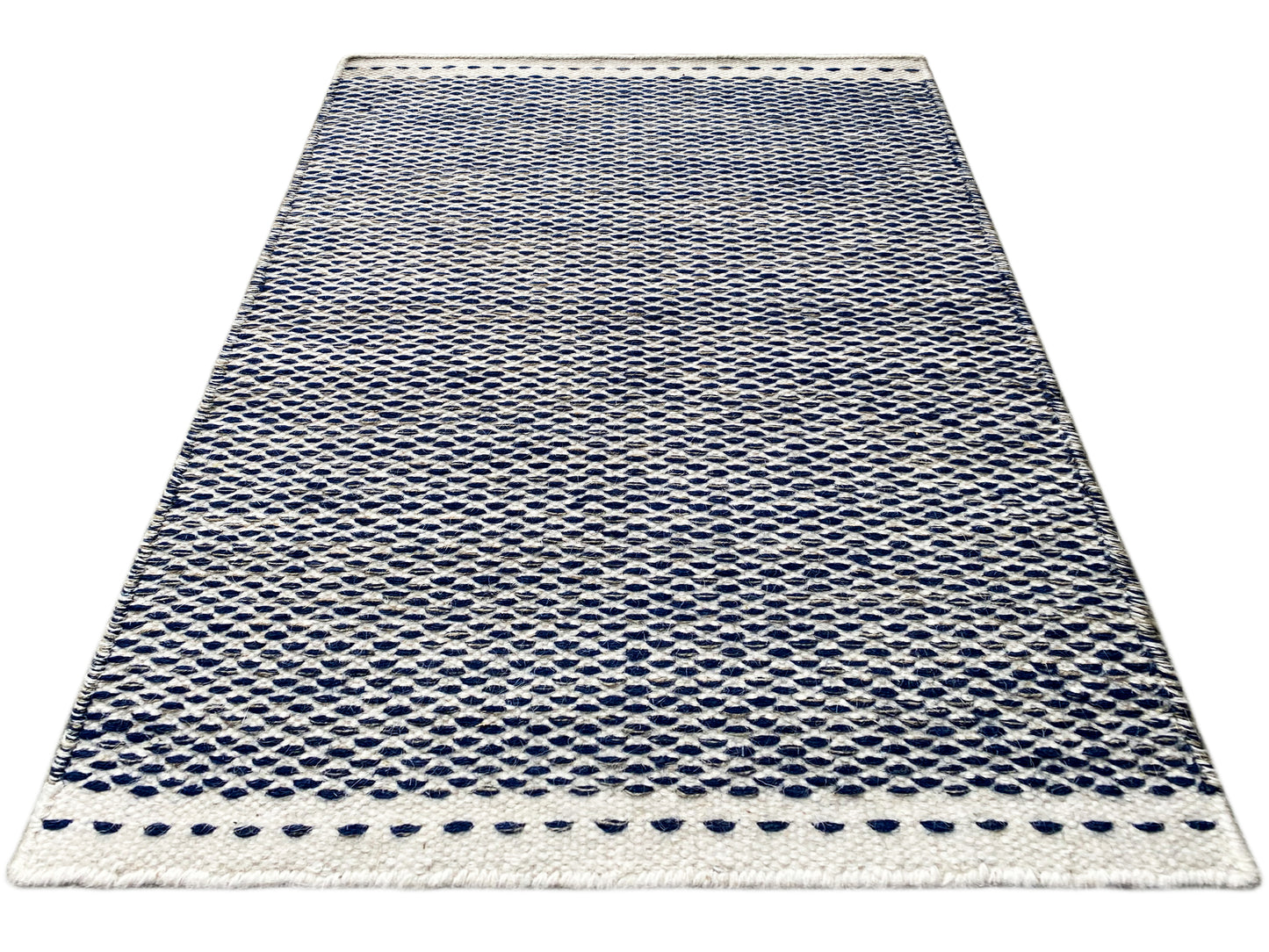 Blauw Kelim Vloerkleed - 60x90 cm