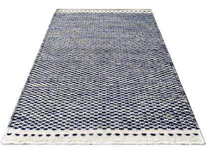 Blauw Kelim Vloerkleed - 60x90 cm