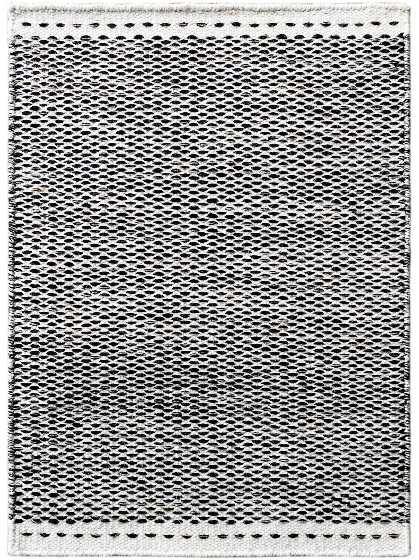 Kelim Vloerkleed Zwart - 60x90 cm