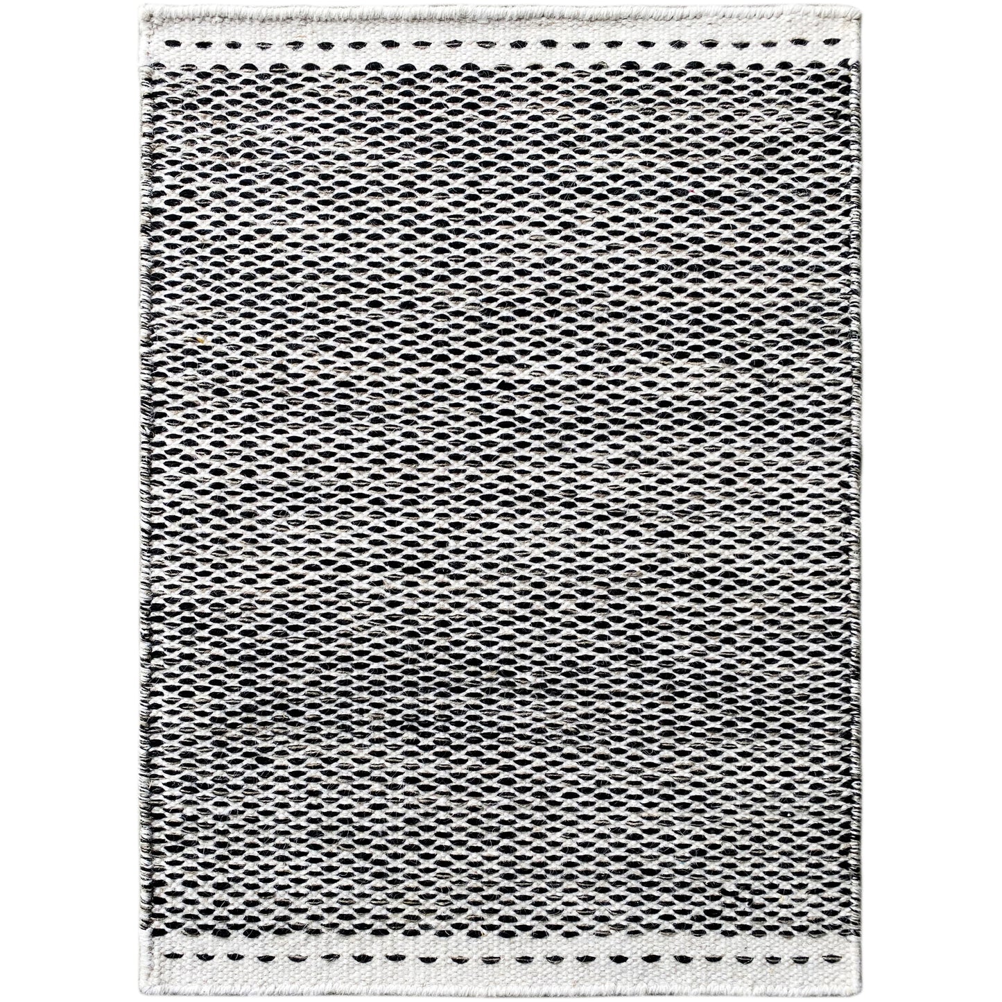 Kelim Vloerkleed Zwart - 60x90 cm