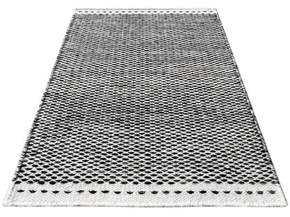 Kelim Vloerkleed Zwart - 60x90 cm