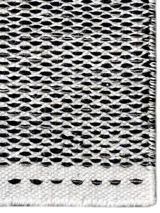 Kelim Vloerkleed Zwart - 60x90 cm