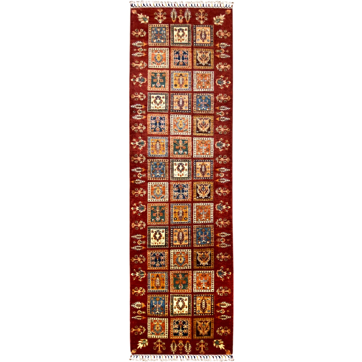 Handgeknüpfter Khorjin Läufer 331x88 cm - German Carpet Shop