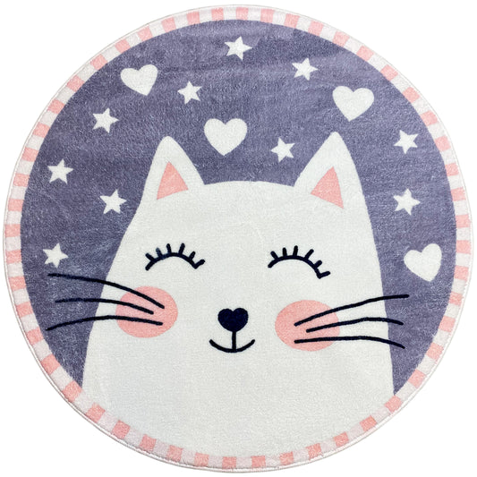 Rond kinderkleed Kat, 100 cm