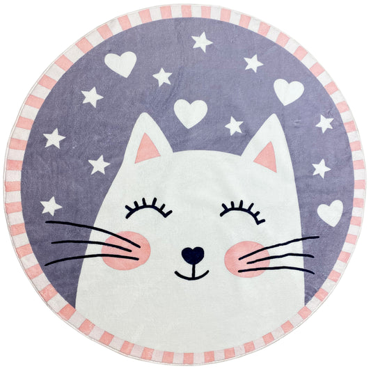 Rond kinderkleed Kat, 120 cm
