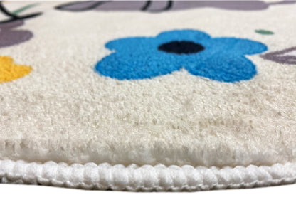 Rond kinderkleed Kat, wit, 120 cm