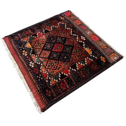 Hamedan Poshti tapijt - 76x72 cm
