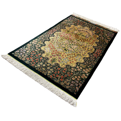Ghom zijden tapijt - 900846 (123x79 cm)