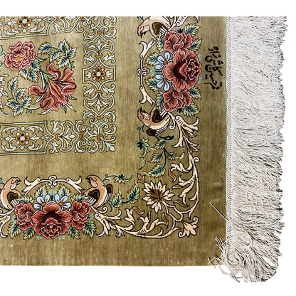 Ghom Zijde Vloerkleed - 904736 (195x53 cm)