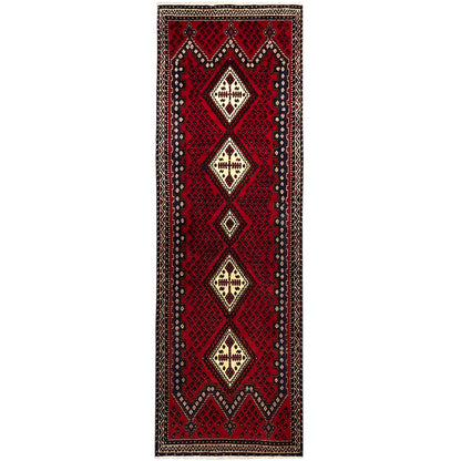  Roter Sirjan Läufer Teppich 282x89cm - Premium Sirjan Teppiche from German Carpet Shop - Just €0! Shop now at German Carpet Shop