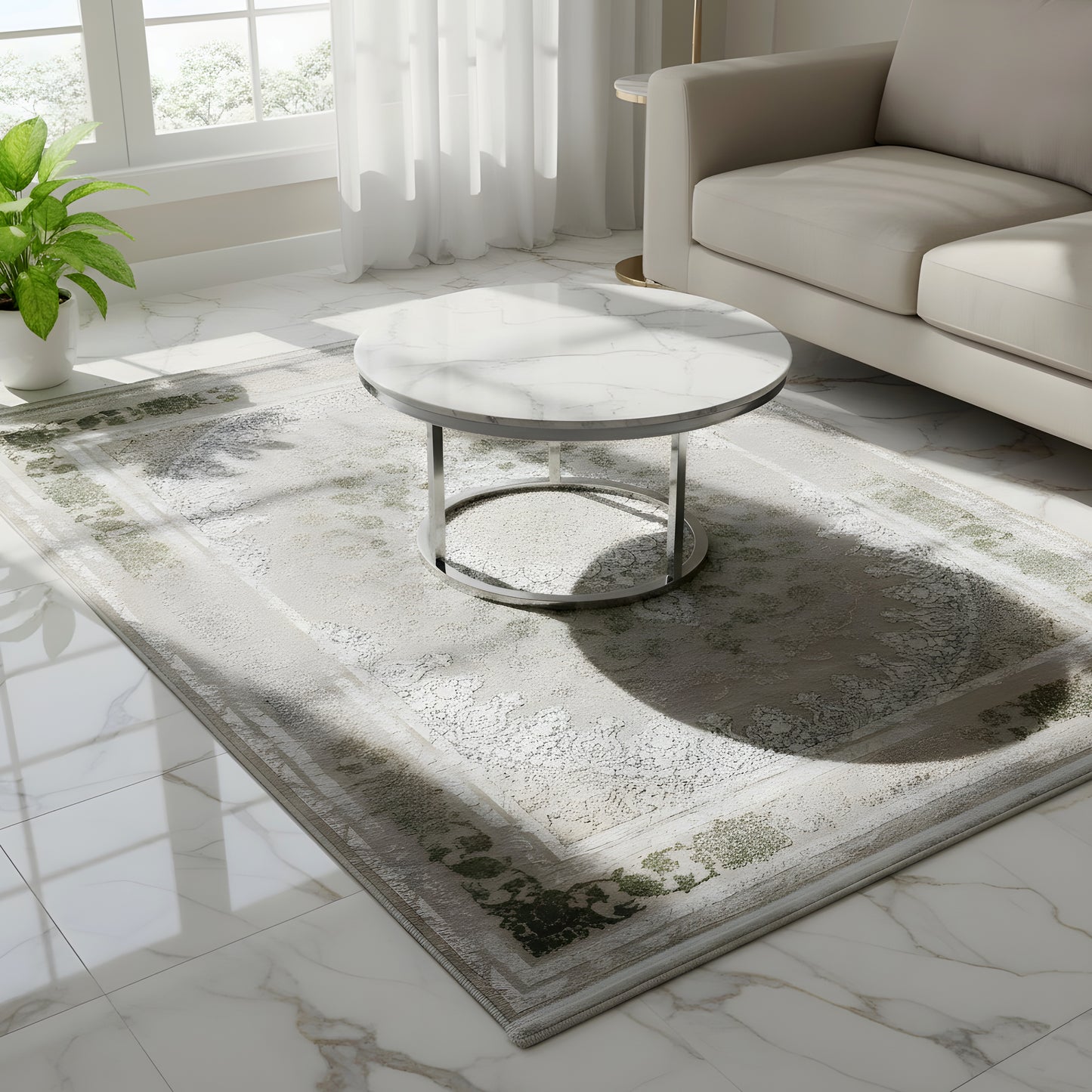 Bos-zilver 170x240cm