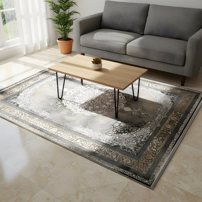 Klassieke rookbruin 170x240cm