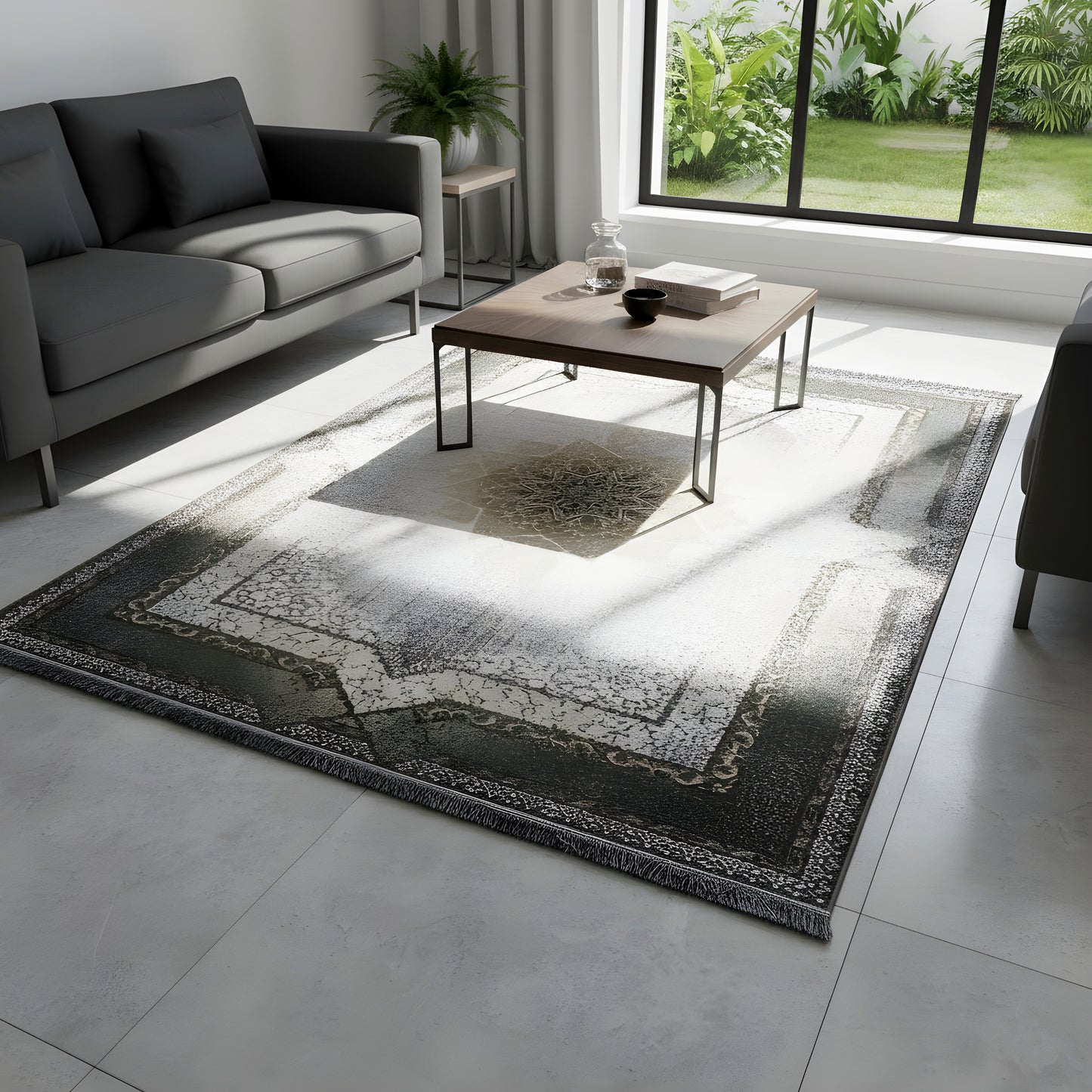 Rookgroene ster 170x240cm