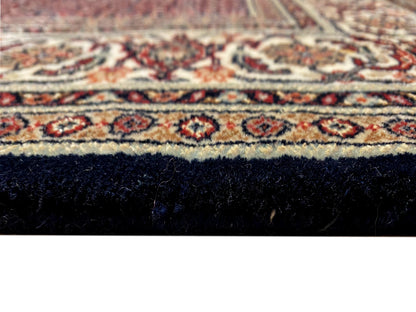 Traditioneller Bidjar Teppich rot, geometrisches Allover-Design, langlebige Wolle