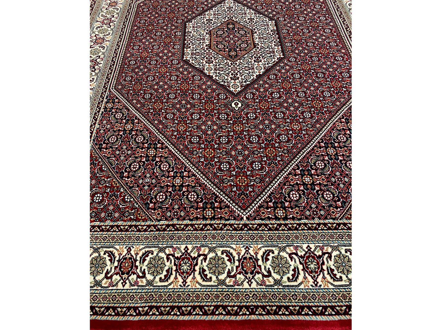 Orientalischer Bidjar Wollteppich 244x170 cm für Esszimmer oder Büro
