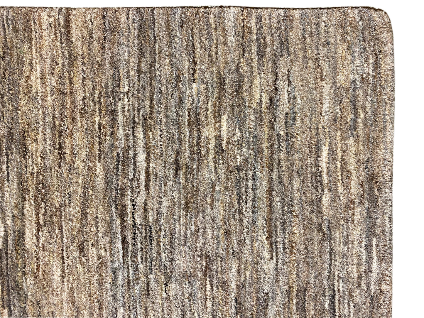 Handmade Gabbeh rug with natural wool finish