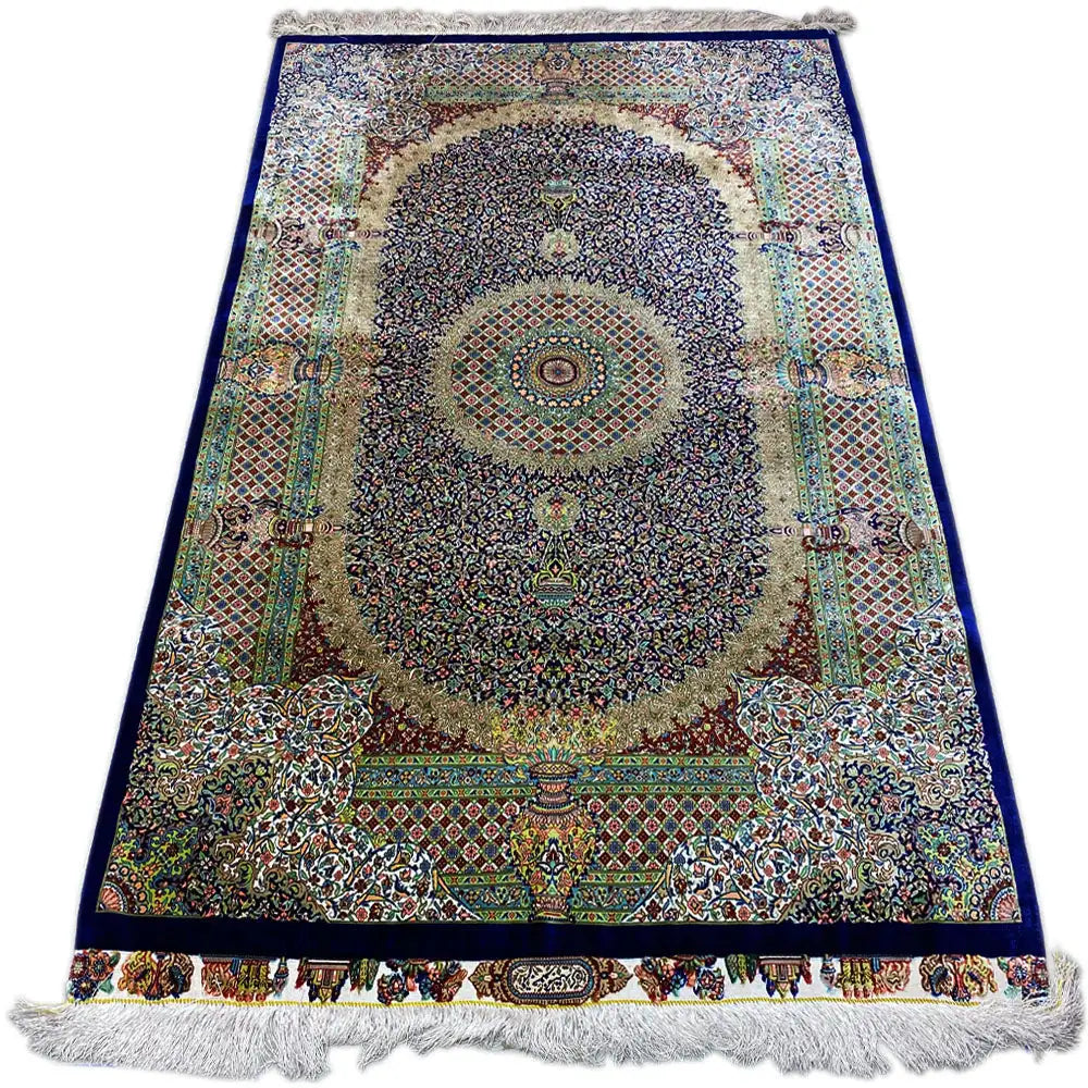 Ghom Seide Teppich - 900847 (156x102cm) - German Carpet Shop