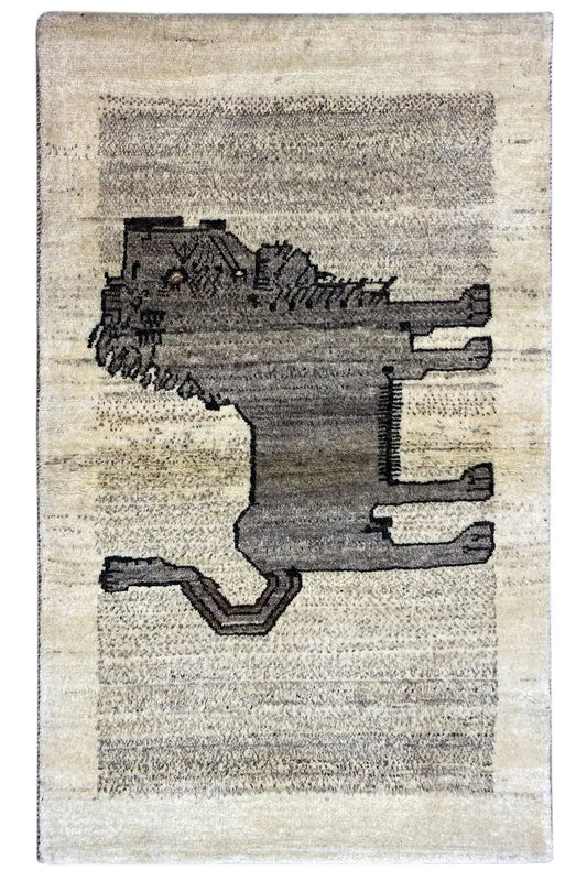 Löwen Gabbeh (128x78 cm) - German Carpet Shop
